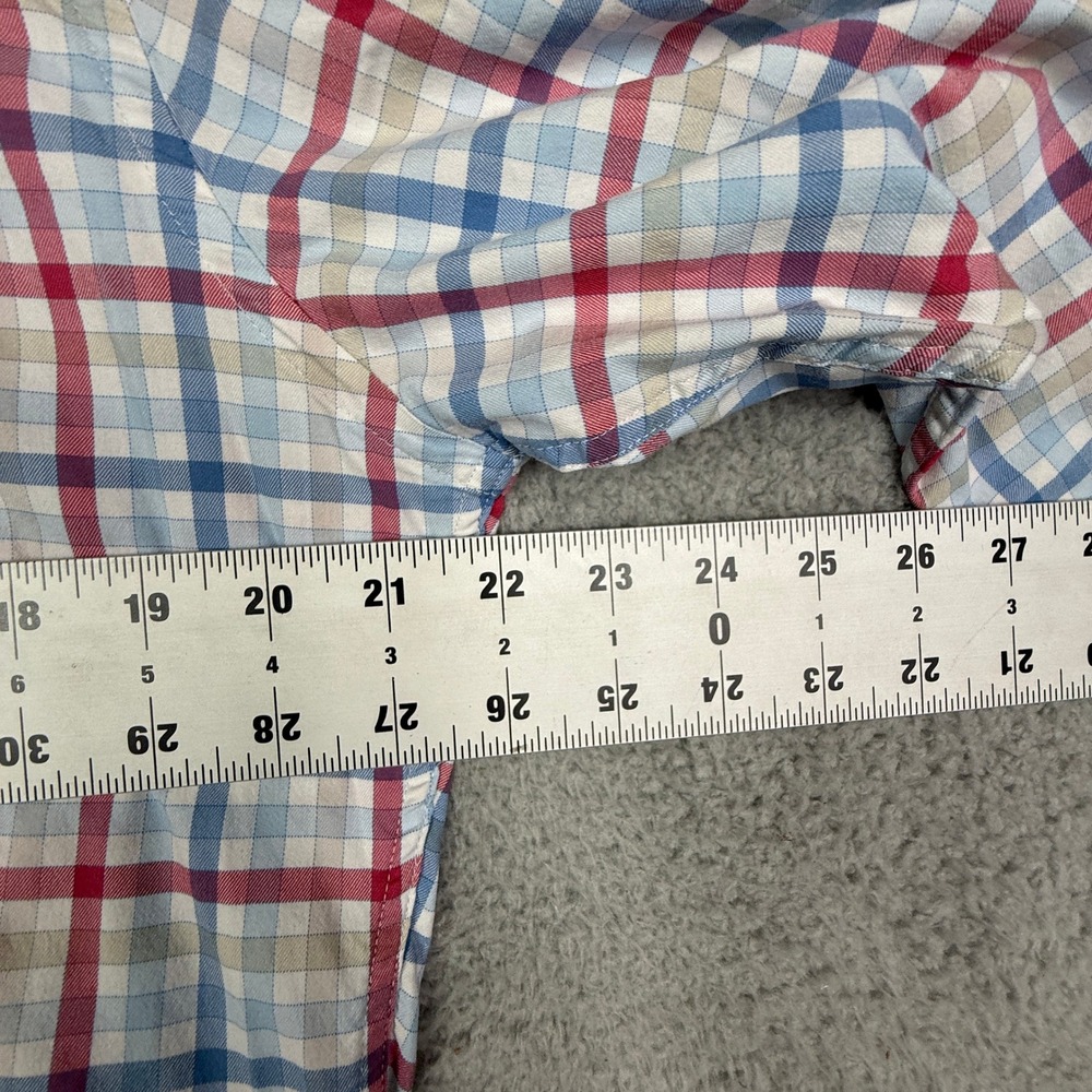 Peter Millar Mens Medium‎ Button Down Shirt Multi Plaid Long Sleeve - Picture 5 of 8